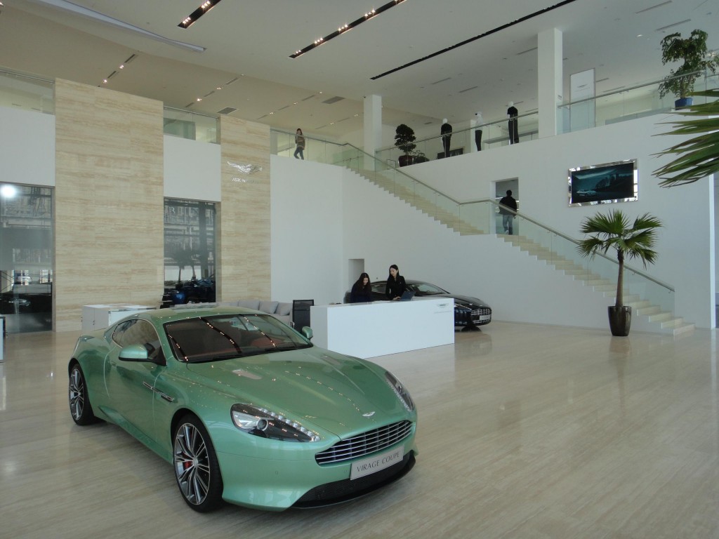 Aston Martin Showroom in Shanghai