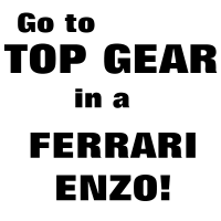 Go to Top Gear in a Ferrari Enzo